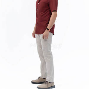 Ropa Casual de Primera Calidad para Comodidad Diaria, Pantalones Chino para Hombre, Corte Ajustado, Tela Elástica, Estilo Moderno para la Temporada de Invierno - Product Image 2