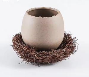 Egg and Nest Design Decorative Bowl Unique Nature-Inspired Centerpiece for Home Table Display Rustic Kitchen and Living Room - Product Image 5