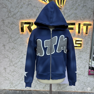 Prefect Cutting Sport Edition Crea tu propio logotipo Sudadera con capucha con cremallera Puff Impreso hecho en fábrica Sudaderas con capucha a precio barato Sudaderas con capucha para hombres - Product Image 1