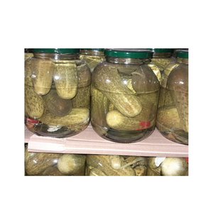 ALTA CALIDAD HECHO EN VIETNAM Precio al por mayor OEM Pepinillos/Cornichon/Pepino en escabeche en tarro de albañil - Product Image 1