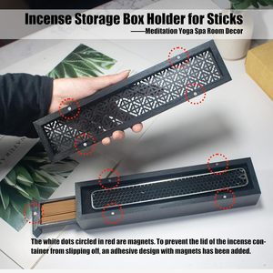 Premium Wooden <b>Incense</b> <b>Stick</b> <b>Holder</b> & Burner Ash Catcher for Religious Clean Aromatic Spaces - Product Image 4