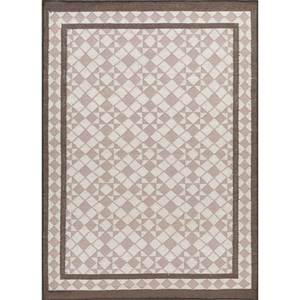 Alhambra Ivory Flat Weave Wool <b>Rugs</b> Geometric Handmade Rectangle <b>Rugs</b> for Home for Living Room Bedroom Hallway-Model ADWL-13164 - Product Image 1