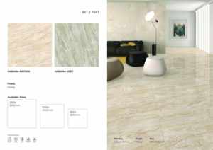 Azulejos de Porcelana Brillante para Piso, 1200x1200, Azulejos de Losa con Efecto Mármol Moderno - Product Image 5