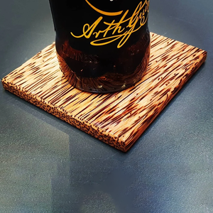 Classic black coconut wooden <b>coasters</b> for coffee & tea <b>drinks</b> natural <b>drink</b> <b>coaster</b> saucer set custom logo available - Product Image 5