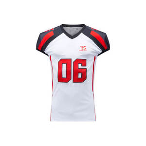 Camiseta de fútbol americano personalizable, estilo juvenil, diseño transpirable a un precio, los últimos uniformes de fútbol americano - Product Image 4