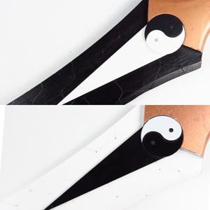 Noir blanc kendo cosplay anime japonais samouraï chokuto bokken <span class=keywords><strong>sasuke</strong></span> jouets en bois <span class=keywords><strong>katana</strong></span> épée ninja bois - Product Image 4