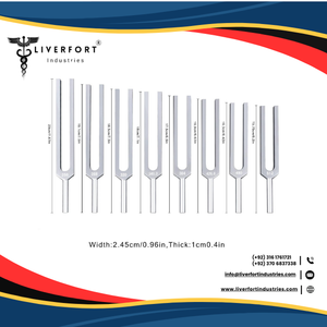 Diapason médical en aluminium, boîte à maillet pour thérapie sonore, instruments de musique, outils musicaux de guérison par vibration sonore, certifié CE, 8 pièces - Product Image 2