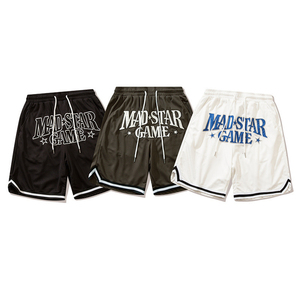 Shorts pour hommes de style urbain personnalisés, solides, respirants, à séchage rapide, écologiques, de haute qualité, décontractés, coupe ample, 100% - Product Image 2