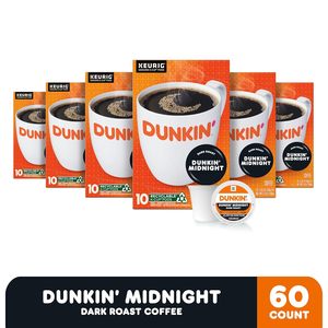 Café Dunkin' Midnight Dark Roast, Cápsulas Keurig K-Cup, Cajas de 10 Unidades (Paquete de 6) - Product Image 6