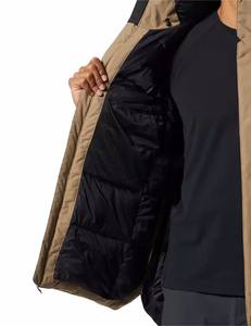 เสื้อแจ็คเก็ตกันลมกันน้ำคุณภาพสูง ดีไซน์สวย ราคาถูก ขายดี ผลิตจากผ้าฝ้าย 100% สำหรับฤดูหนาว  รับผลิตแบบ OEM พร้อมสกรีนโลโก้ตามสั่ง สำหรับผู้ชาย แบบ Softshell - Product Image 2