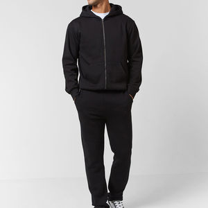 Venta al por mayor chándal pulóver en blanco liso chándal con una sudadera holgada de gran tamaño y pantalones de chándal conjunto diseñado para hombres 2026 - Product Image 1