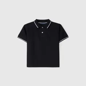 Camisa polo unissex de golfe para homens, camisa polo de secagem rápida e lisa com logotipo personalizado de alta qualidade