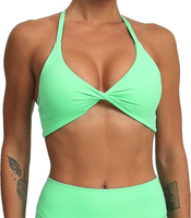 Soutien-gorge de sport/yoga réversible à maintien élevé pour femmes grandes tailles - Spandex/Nylon léger, sans coutures, bretelles réglables à l'avant