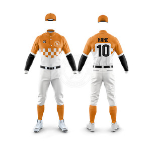 Conjunto de ropa deportiva transpirable, uniforme de Béisbol Juvenil con logotipo personalizado en tamaños personalizados para ropa de equipo - Product Image 3