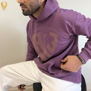 Nouveau Style haut Streetwear goutte épaule à capuche respirant poids lourd 100% coton séchage rapide goutte épaule sweats à capuche pour homme - Product Image 3
