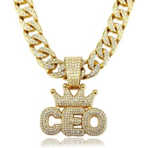 Colgante de Diamantes Personalizado de Moda Hiphop, Joyería Masculina de Moda, Colgante de Diamantes Elegante para Raperos, Aspecto Brillante al por Mayor - Product Image 4
