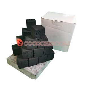 Briquetas de carbón de cáscara de coco sin humo y sin olor para uso en cachimba Shisha - Product Image 3