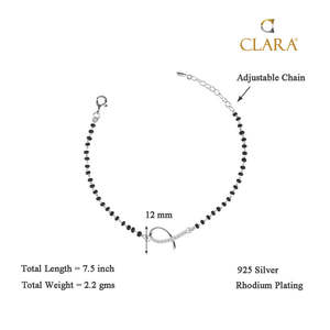 NOVAMART Fine Lia Hand Mangalsutra <b>Bracelet</b> 925 Sterling Silver Fine Charm Wholesale Export - Product Image 5