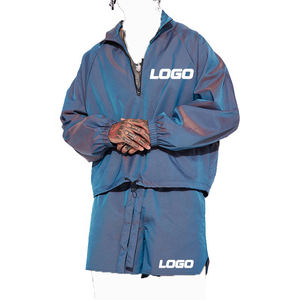 Ensemble short et survêtement coupe-vent grande taille en nylon de haute qualité, double couche, personnalisable, unisexe, idéal pour l'été – Vente en gros OEM - Product Image 1