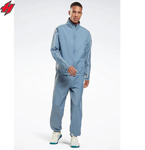 2023กันเหงื่อผ้าไนลอนชุดกันลมชุดวอร์มสำหรับผู้ชายชุดวอร์มกันลมกำหนดได้เอง - Product Image 2