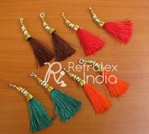 Fancy Polyester Mini Tassel Fournisseur en vrac et fabrication par Refratex India Fabriqué en Inde pour la meilleure qualité et à bas prix - Product Image 1