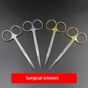 คีมห้ามเลือดสแตนเลส 1 ชิ้น - แบบตรงและโค้ง, กรรไกรสำหรับทันตกรรมและจักษุวิทยา, เครื่องมือผ่าตัดสำหรับทันตแพทย์ - Product Image 2