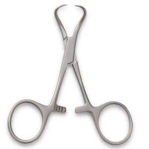 Pinzas de acero inoxidable de alta calidad para toallas Backhaus, pinzas reutilizables para sala de operaciones y uso quirúrgico - Product Image 1