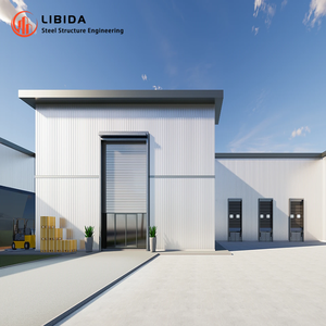 उच्च गुणवत्ता वाले पूर्वनिर्मित स्टील गोदाम कार्यशाला स्पष्ट अवधि स्टील संरचना धातु गोदाम भवन - Product Image 2