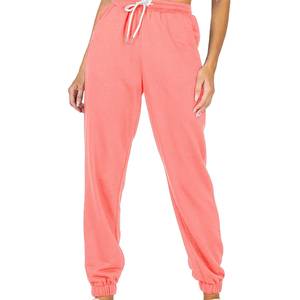 Pantalon en polaire pour femme de haute qualité avec logo de marque personnalisé, couleur personnalisée, respirant, polyester/coton, écologique, taille haute - Product Image 1