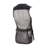 Printemps été argile tir gilet respirant confortable gilet réglable pop-bouton taille maille/chasse/tir gilet