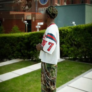 Camisetas Holgadas para Hombre, Camisetas Extra Grandes para Hombre, Ropa de Calle de Verano, Material Suave al Tacto, Camisetas Holgadas de Algodón - Product Image 4