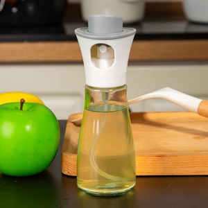 Gloway cuisine 180ml verre sans plomb scellé anti-poussière récipient d'huile d'<span class=keywords><strong>olive</strong></span> bouton de pente bouteille de pulvérisation d'huile - Product Image 3