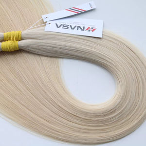 Extensions de cheveux en vrac de qualité supérieure Cheveux vietnamiens Double noyade 100 grammes Couleurs claires 14 pouces - Product Image 1