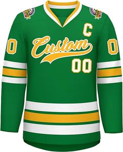 Grosir Jersey hoki es jahitan baru kaus bordir atasan populer kota Seattle - Product Image 1