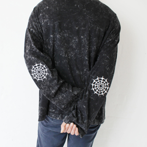 Ropa de calle Camiseta de manga larga Lavado ácido Camiseta de manga larga de peso pesado para hombres Venta al por mayor Precio bajo Material de la mejor calidad - Product Image 2