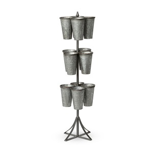 Metal <b>Stand</b> Planter Metal Planter With <b>Stand</b> Large Size <b>Stand</b> Flower <b>Pots</b> and Planters Indoor and Outdoor Use - Product Image 5