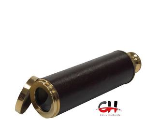 Telescopio envuelto en cuero de latón náutico Telescopio de estilo vintage antiguo regalo - Product Image 5