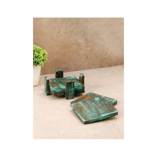 Juego de posavasos de madera de calidad estándar con soporte Alfombrillas y almohadillas cuadradas de madera para uso diario más vendidos - Product Image 2