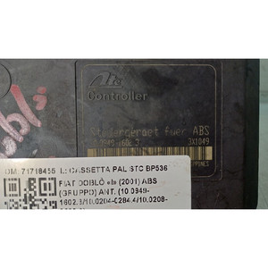 CENTRALINA ABS FIAT Doblo Cargo 10.0949-1602.3/10.0204-0284.4/10.0208-0562.2 223 A6000 diésel 1910 (00>05) - Product Image 2
