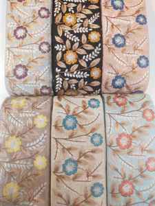 Low Price Cotton Embroidery Lace Fabric Lace Accessories for Dresses Flower Decoration - Product Image 3