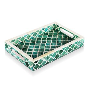 ถาดรองกระดูกแบบทันสมัยสำหรับห้องนั่งเล่นบริการชาสำหรับตกแต่งห้องครัวถาดเสิร์ฟอาหารอเนกประสงค์จากอินเดีย - Product Image 1