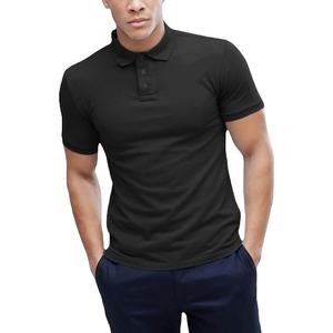 2025 nouvelle mode hommes PoloTee-Shirt100 % coton pas cher prix décontracté en gros OEM orienté vers l'exportation de haute qualité conception personnalisée - Product Image 4