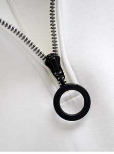 Sweat-shirt à capuche unisexe d'hiver de haute qualité en molleton 100% coton avec fermeture éclair 1/4, broderie, col montant et logo frontal - Product Image 6