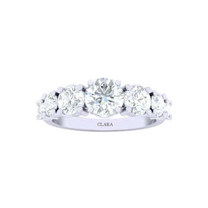 Anillos de Plata de Ley 925 de Primera Calidad para Mujer con Diamante de Corte Cojín, Baño de Rodio, Diseño para Parejas, Tipo Anillo para Hombre - Product Image 1