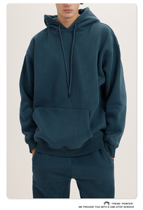 Sudadera con Capucha Unisex Personalizada para Grupos, Sudadera con Capucha Personalizada con Cordón, Bordado, Estilo Urbano, Hombros Caídos, Talla Grande para Hombre - Product Image 3