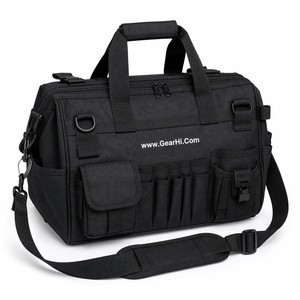 MOLLE System Heavy Duty <b>Waterproof</b> Tactical Security Tool <b>Backpack</b> 1000D Nylon <b>Black</b> - Product Image 1