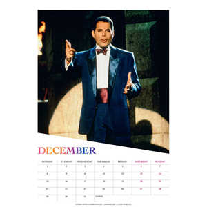Calendario Promocional Freddie Mercury 2025 - Product Image 1