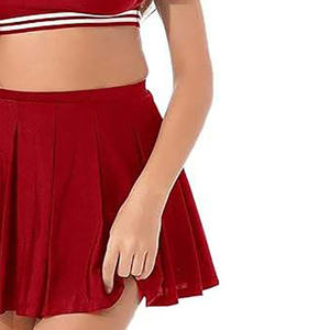Ensemble de tenue de cheerleading pour jeunes personnalisable, jupe et haut, avec impression, 100% coton, couleurs personnalisées - Product Image 5
