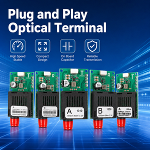 Module émetteur-récepteur optique TTL DC 5V à 26V pour drone UAV, convertisseur fibre optique, unité aérienne, unité terrestre, extrémités A et B - Product Image 2