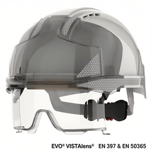 Casco Industrial EVO VISTAlens Blanco/Ahumado ABS EN 397 y EN 50365 JSP Equipo de Seguridad y Supervivencia - Product Image 3